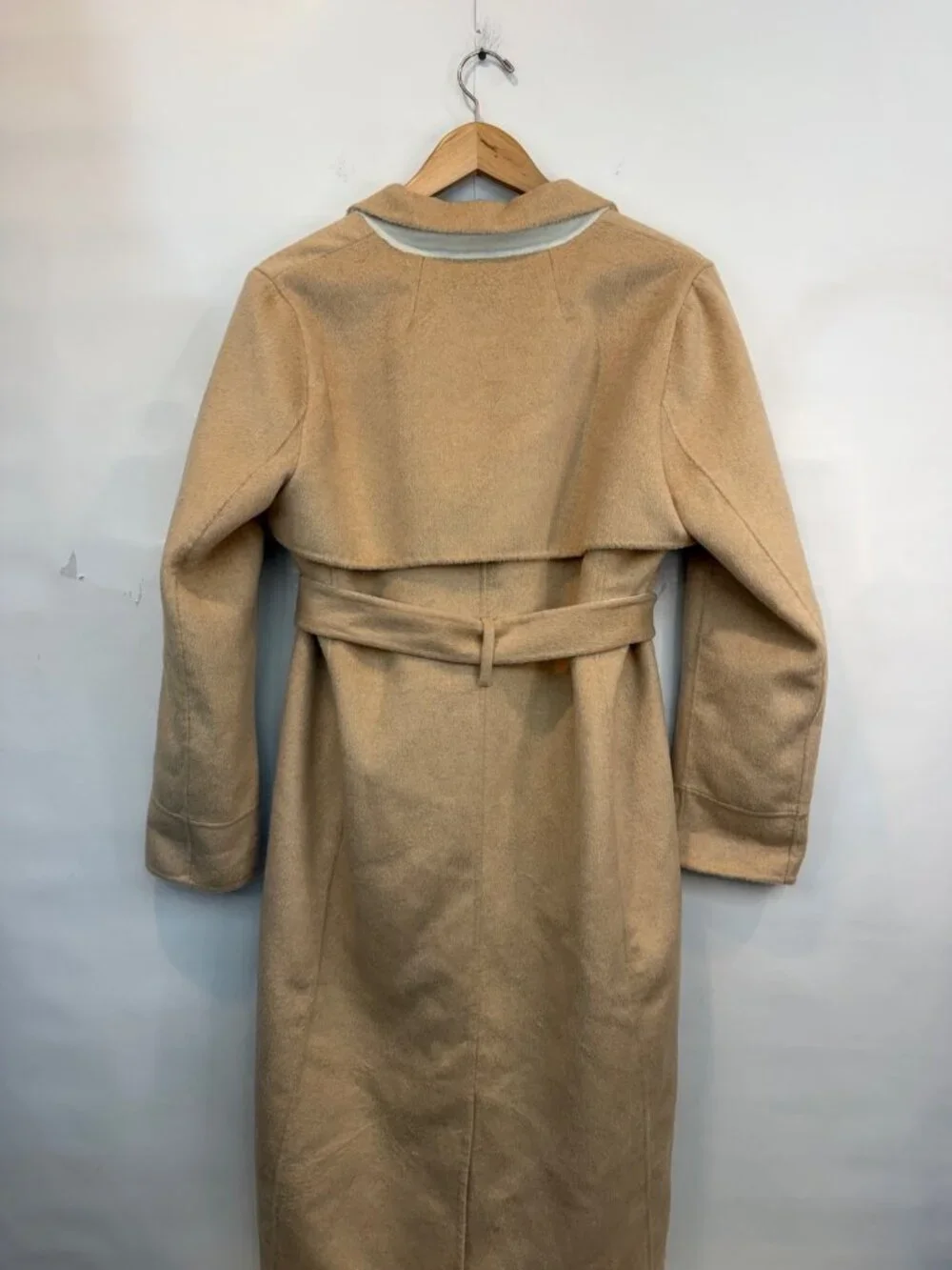 J. Crew Women's Harriet Trench Coat Size Small Double Faced Blend Natural Sand